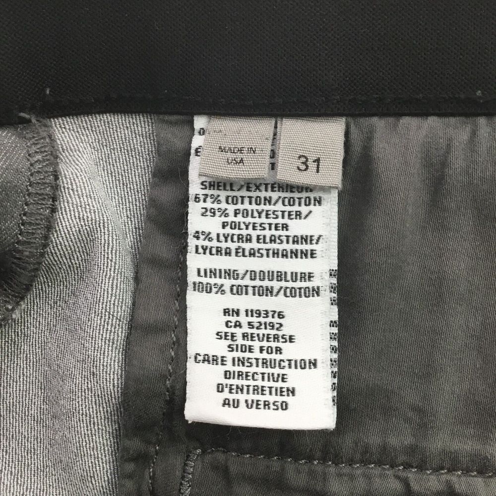 Helmut Lang Womens Pull-On Cropped Slim Jeans sz 31 Stretch Charcoal Grey USA - Picture 5 of 9